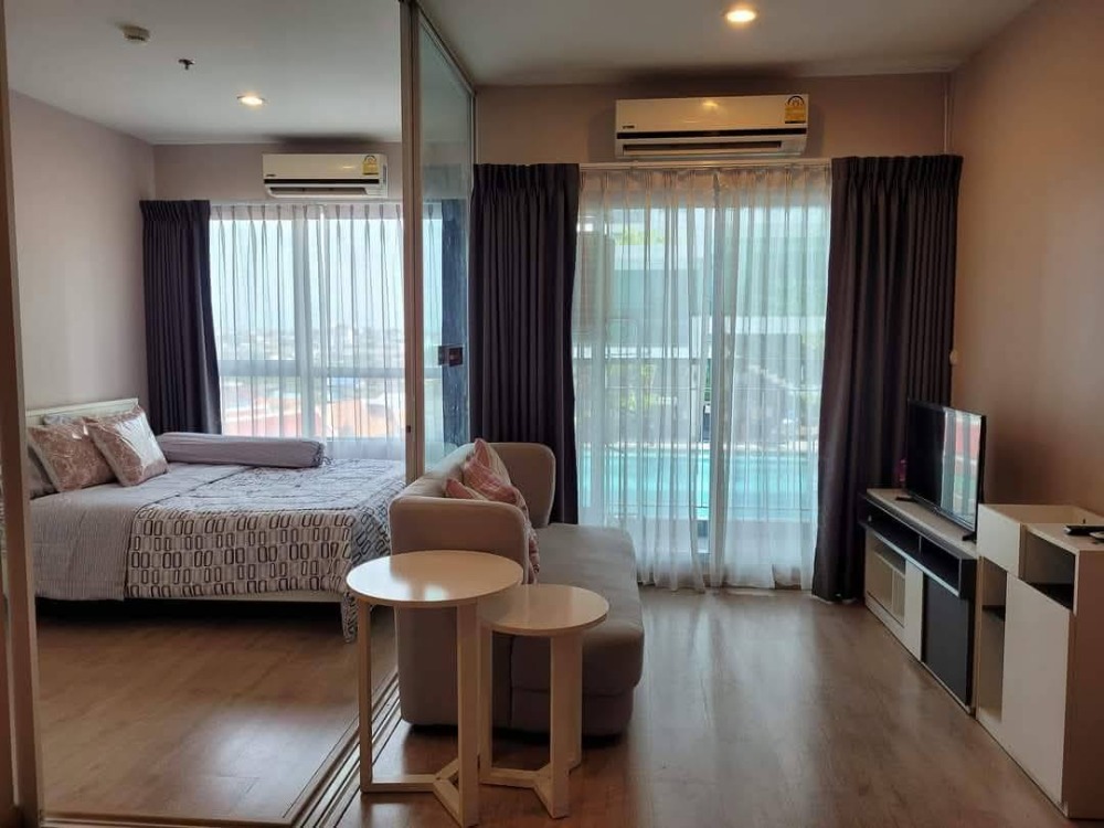 For RentCondoThaphra, Talat Phlu, Wutthakat : 🔐 #CT2501_031 🔐 Available and ready to move in🗓️Floor Rest (30 sqm. 1 bedroom, 1 bathroom)𝐂𝐨𝐧𝐝𝐨 𝐓𝐡𝐞 𝐓𝐞𝐦𝐩𝐨 𝐆𝐫𝐚𝐧𝐝 𝐒𝐚𝐭𝐡𝐨𝐫𝐧-𝐖𝐮𝐭𝐭𝐡𝐚𝐤𝐚𝐭