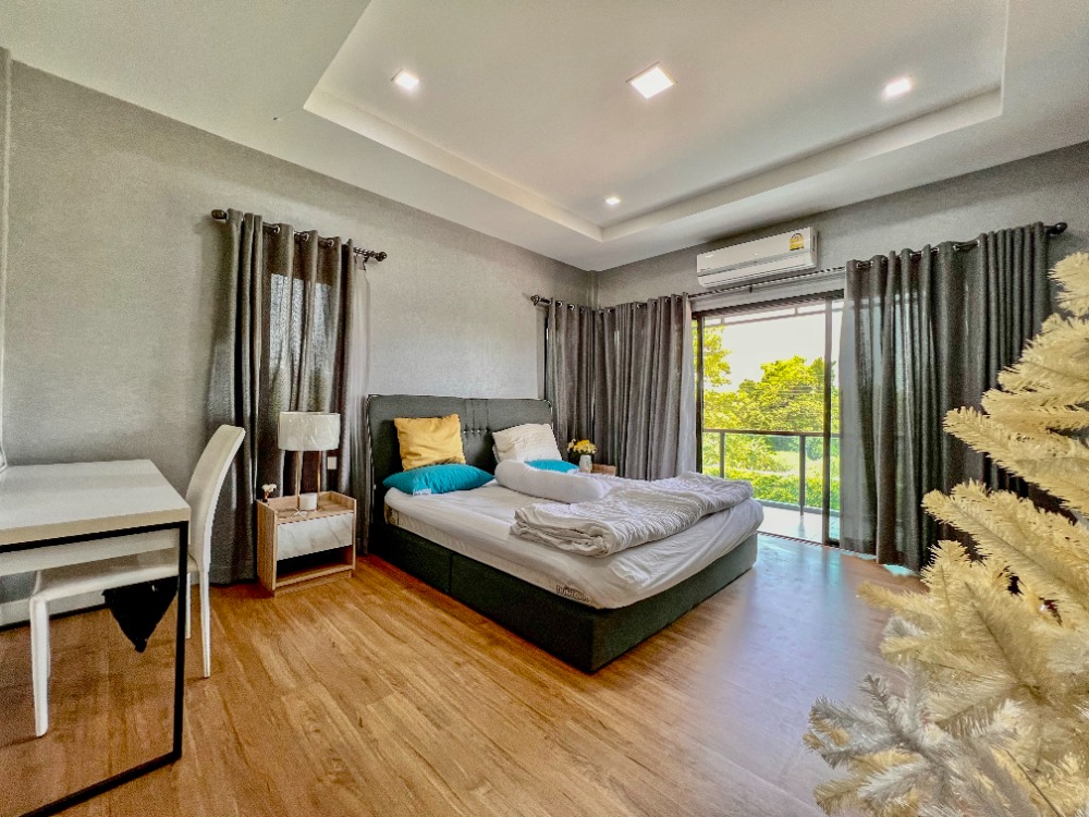 For SaleHousePathum Thani,Rangsit, Thammasat : House for sale, 88/10, well decorated, ready to move in, Baan Bunyakorn Lake Park, Rangsit, Klong 6.