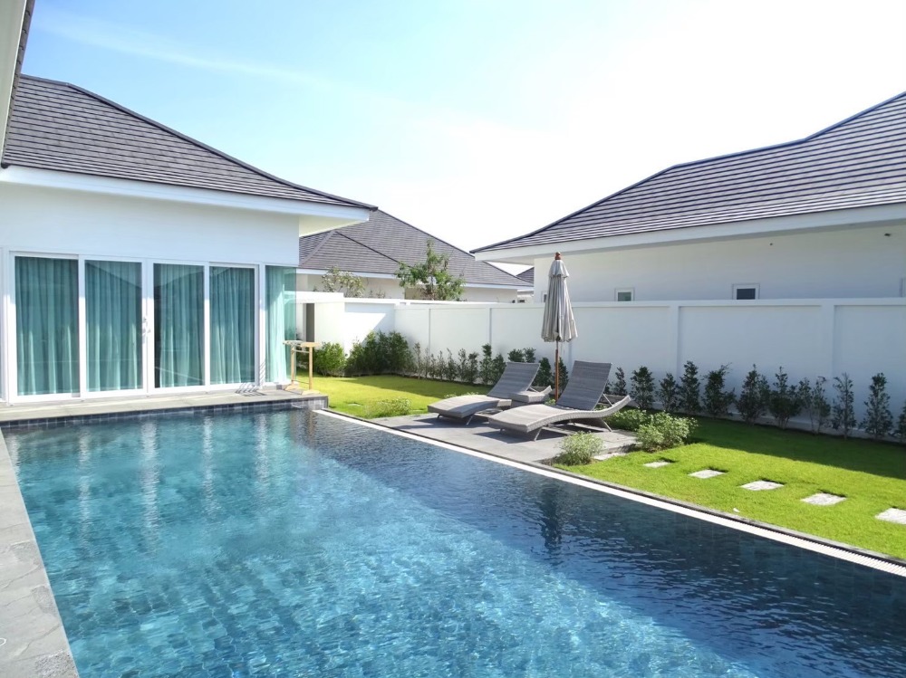 ให้เช่าบ้านหัวหิน ประจวบคีรีขันธ์ : บ้านพูลวิลล่าหัวหิน ให้เช่า ：60,000บาท/เดือน