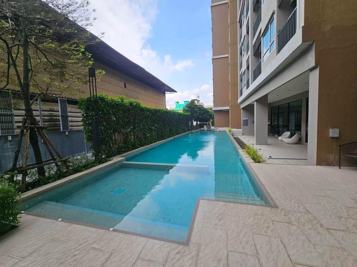 For RentCondoSamut Prakan,Samrong : New room, never lived in, rent 2 bedrooms, 1 bathroom, Niche Mono, Sukhumvit - Pu Chao