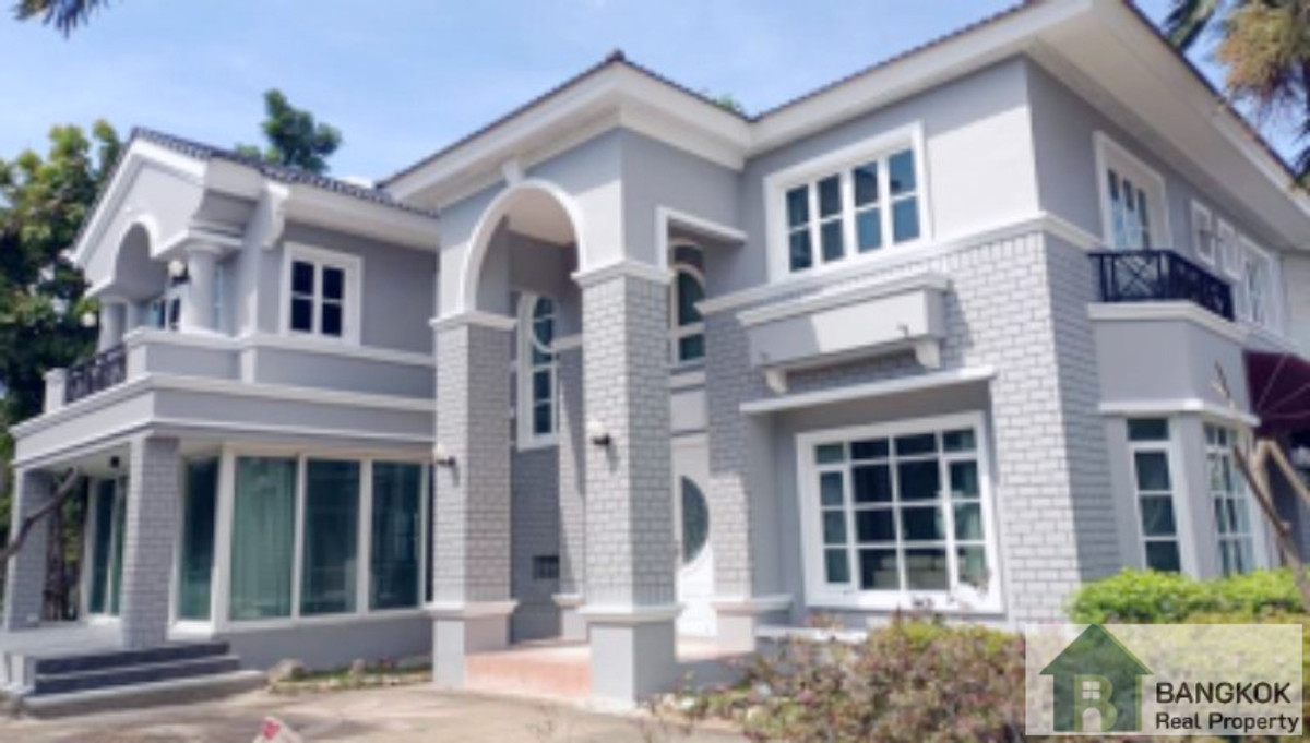 ให้เช่าบ้านสมุทรปราการ สำโรง : หมู่บ้านนันทวัน ศรีนครินทร์ | บ้านเดี่ยวหรูหรา 4 ห้องนอน 4 ห้องน้ำพร้อมสวน