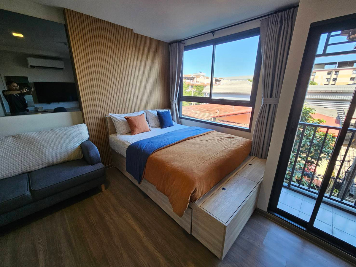 For RentCondoBangna, Bearing, Lasalle : Rds-0877 Condo for rent, THE MUVE Bangna, make an appointment to see the room 👉line : @propertyfinder