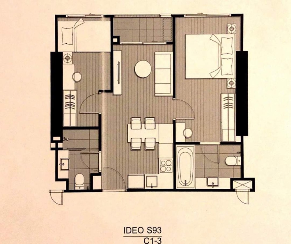 For RentCondoOnnut, Udomsuk : IDEO Sukhumvit 93 for rent