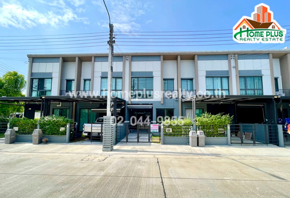 For SaleTownhomeNonthaburi, Bang Yai, Bangbuathong : Pleno Bangyai 2 project (Pleno Bangyai2) near Central Westgate and the Purple Line.