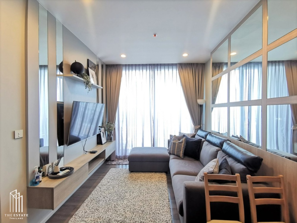 ให้เช่าคอนโดอ่อนนุช อุดมสุข : Condo for RENT *** Whizdom Essence ห้องชั้นสูง 20+ น่าอยู่ วิวเมือง ตกแต่งครบ @37,000 Baht