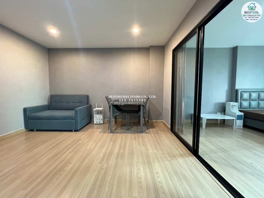 ให้เช่าคอนโดบางนา แบริ่ง ลาซาล : ให้เช่าถูก ✅ เดอะ นิช โมโน บางนา ขนาด 40.70 ตร.ม. ชั้น 2  ตึก D  / 1 ห้องนอน