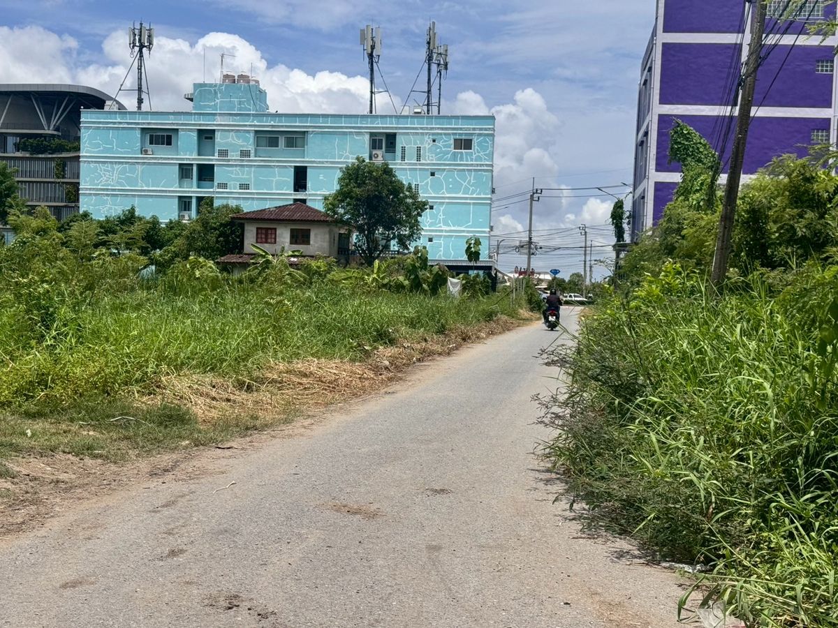 ขายที่ดินพัฒนาการ ศรีนครินทร์ : ขายที่ดินเปล่าแปลงสวย ทำเลพัฒนาการตัดใหม่ เหมาะ..สร้างบ้าน ออฟฟิศ (N.641)