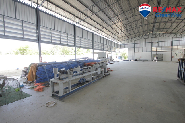 For SaleFactoryMahachai Samut Sakhon : Factory, purple area, Nuanthong 24, new build, 473.5 wa, with Ror. 4 license, 3-phase electricity, near Phuttha Sakhon Road, economy 1, ready to use, cheap price