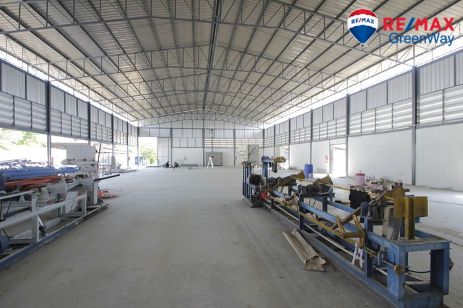 For SaleFactoryMahachai Samut Sakhon : Factory, purple area, Nuanthong 24, new build, 473.5 wa, with Ror. 4 license, 3-phase electricity, near Phuttha Sakhon Road, economy 1, ready to use, cheap price