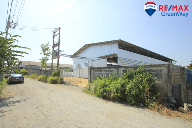 For SaleFactoryMahachai Samut Sakhon : Factory, purple area, Nuanthong 24, new build, 473.5 wa, with Ror. 4 license, 3-phase electricity, near Phuttha Sakhon Road, economy 1, ready to use, cheap price
