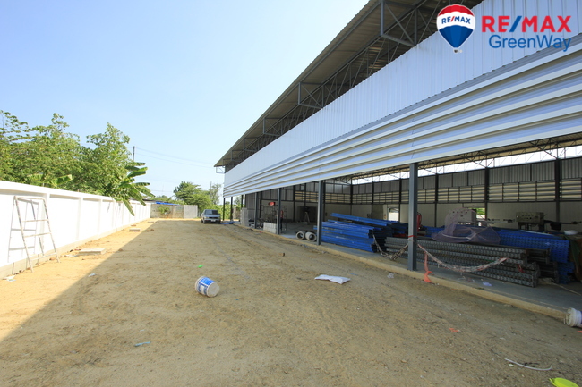 For SaleFactoryMahachai Samut Sakhon : Factory, purple area, Nuanthong 24, new build, 473.5 wa, with Ror. 4 license, 3-phase electricity, near Phuttha Sakhon Road, economy 1, ready to use, cheap price