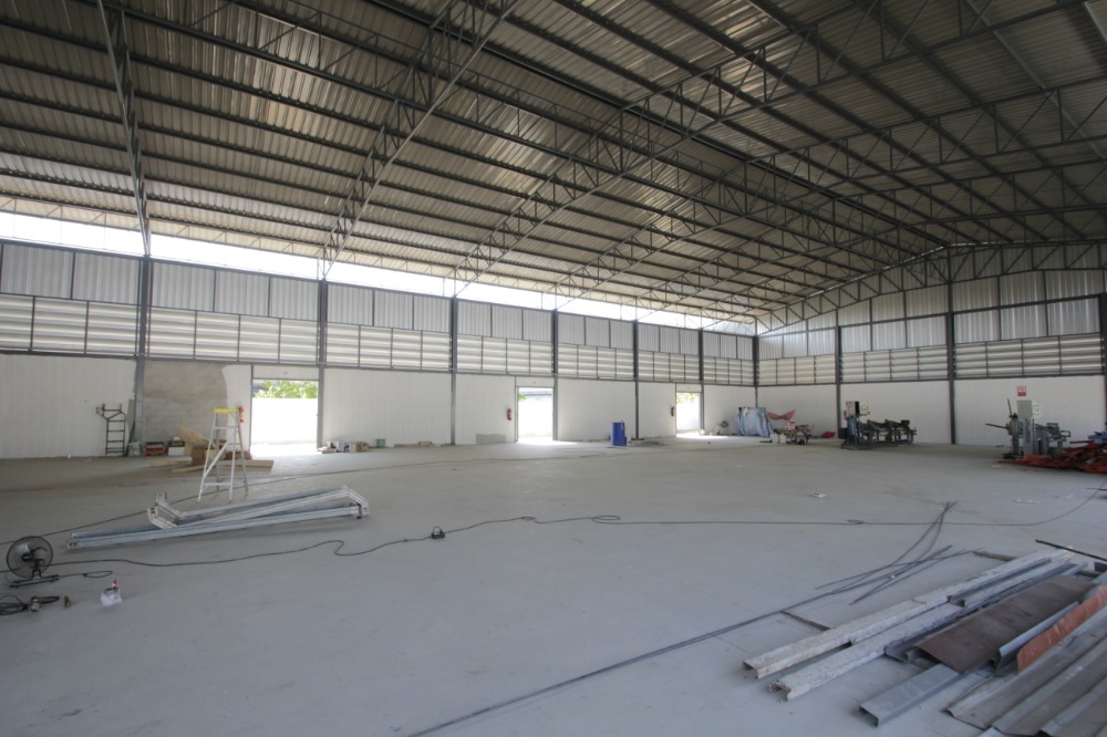 For SaleFactoryMahachai Samut Sakhon : Factory, purple area, Nuanthong 24, new build, 473.5 wa, with Ror. 4 license, 3-phase electricity, near Phuttha Sakhon Road, economy 1, ready to use, cheap price