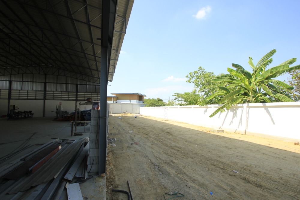For SaleFactoryMahachai Samut Sakhon : Factory, purple area, Nuanthong 24, new build, 473.5 wa, with Ror. 4 license, 3-phase electricity, near Phuttha Sakhon Road, economy 1, ready to use, cheap price