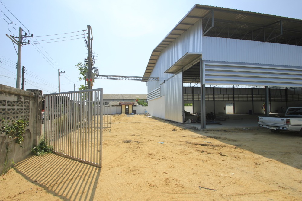 For SaleFactoryMahachai Samut Sakhon : Factory, purple area, Nuanthong 24, new build, 473.5 wa, with Ror. 4 license, 3-phase electricity, near Phuttha Sakhon Road, economy 1, ready to use, cheap price