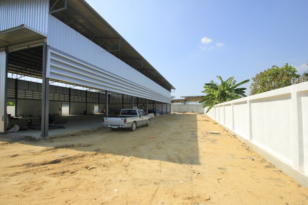 For SaleFactoryMahachai Samut Sakhon : Factory, purple area, Nuanthong 24, new build, 473.5 wa, with Ror. 4 license, 3-phase electricity, near Phuttha Sakhon Road, economy 1, ready to use, cheap price