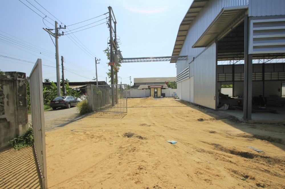 For SaleFactoryMahachai Samut Sakhon : Factory, purple area, Nuanthong 24, new build, 473.5 wa, with Ror. 4 license, 3-phase electricity, near Phuttha Sakhon Road, economy 1, ready to use, cheap price
