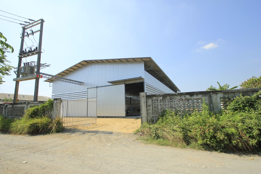 For SaleFactoryMahachai Samut Sakhon : Factory, purple area, Nuanthong 24, new build, 473.5 wa, with Ror. 4 license, 3-phase electricity, near Phuttha Sakhon Road, economy 1, ready to use, cheap price