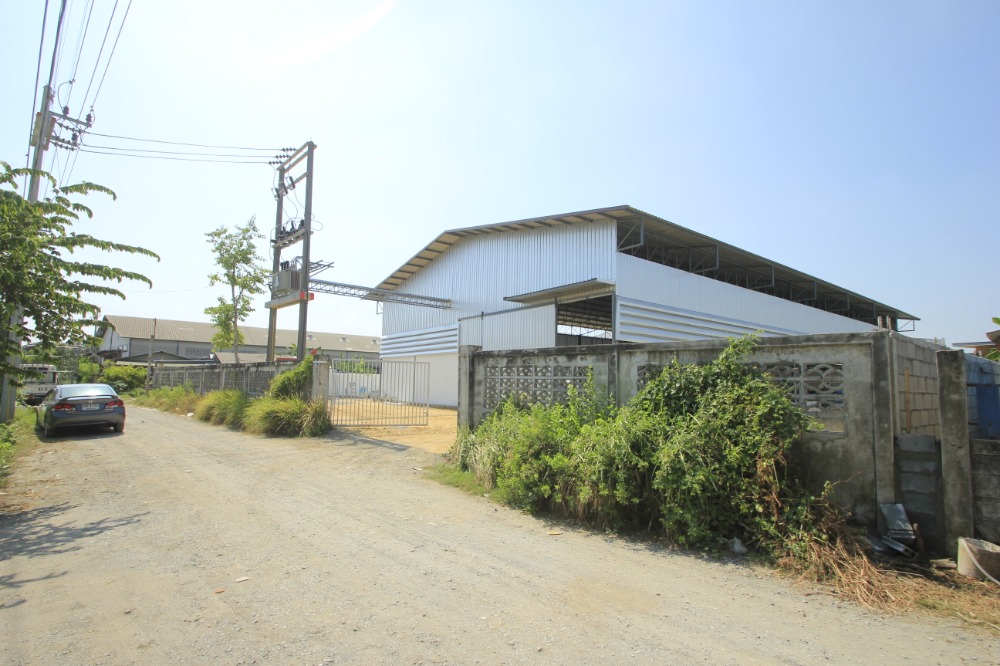 For SaleFactoryMahachai Samut Sakhon : Factory, purple area, Nuanthong 24, new build, 473.5 wa, with Ror. 4 license, 3-phase electricity, near Phuttha Sakhon Road, economy 1, ready to use, cheap price