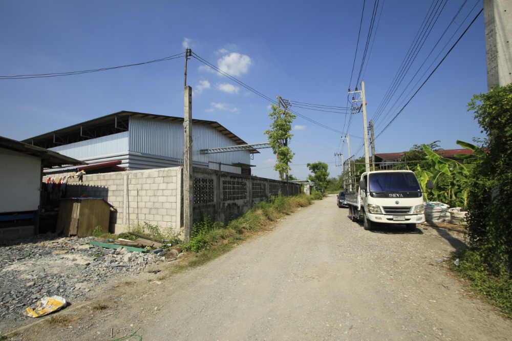 For SaleFactoryMahachai Samut Sakhon : Factory, purple area, Nuanthong 24, new build, 473.5 wa, with Ror. 4 license, 3-phase electricity, near Phuttha Sakhon Road, economy 1, ready to use, cheap price