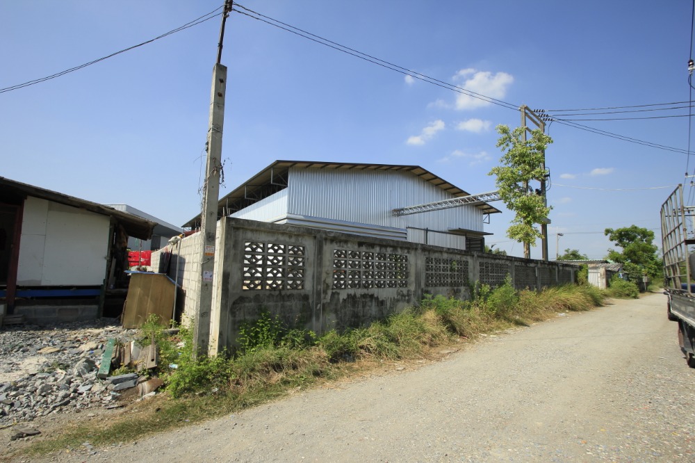 For SaleFactoryMahachai Samut Sakhon : Factory, purple area, Nuanthong 24, new build, 473.5 wa, with Ror. 4 license, 3-phase electricity, near Phuttha Sakhon Road, economy 1, ready to use, cheap price