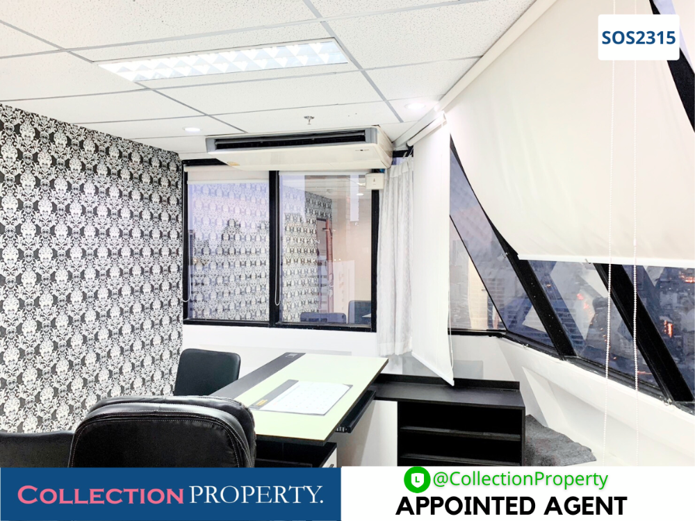 For SaleOfficeSilom, Saladaeng, Bangrak : ☑️Fully Furnished Office Space for sale in Bangkok CBD, Silom, Surawong area, near BTS with private management office
