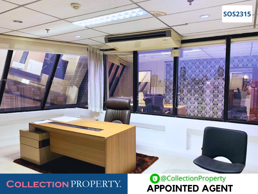 ขายสำนักงานสีลม ศาลาแดง บางรัก : ☑️ขายขาดสำนักงานแต่งครบแบบหรู มีห้องผู้บริหารและห้องประชุมพร้อมใช้งาน ย่านสีลม สุรวงศ์ ใกล้ BTS ศาลาแดง