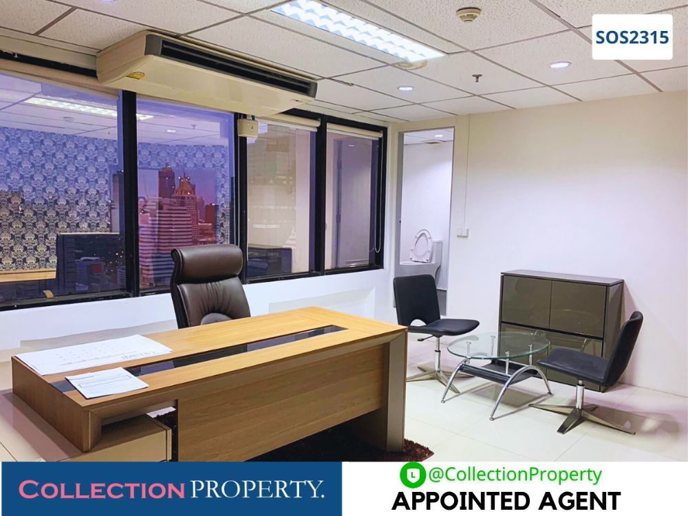 ขายสำนักงานสีลม ศาลาแดง บางรัก : ☑️ขายขาดสำนักงานแต่งครบแบบหรู มีห้องผู้บริหารและห้องประชุมพร้อมใช้งาน ย่านสีลม สุรวงศ์ ใกล้ BTS ศาลาแดง