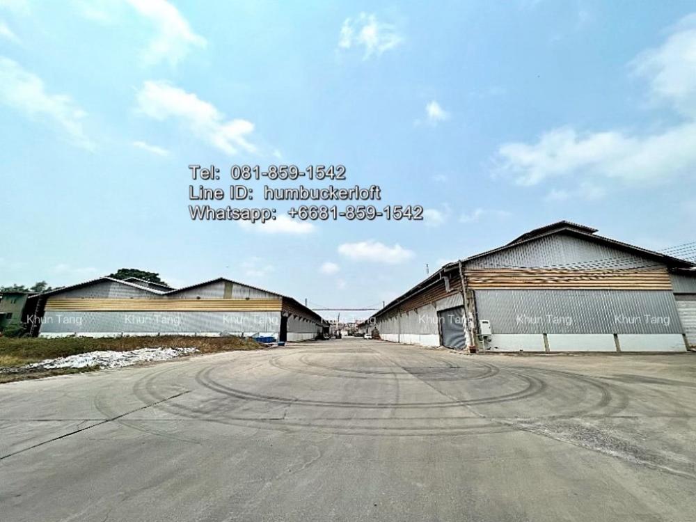 For RentWarehouseSamut Prakan,Samrong : Warehouse for rent/sale 11,300 sq m.Phra Samut Chedi - Chao Phraya River*** with private pier ***