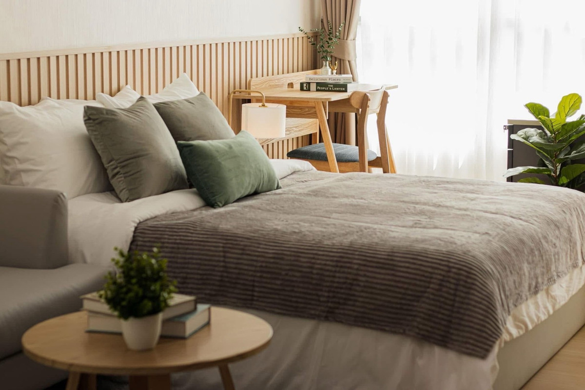 For RentCondoRamkhamhaeng, Hua Mak : For rent, Supalai Veranda Ramkhamhaeng, size 67 sq m, Building B, 31st floor, built-in furniture, very beautiful. and complete electrical appliances, ready to move in