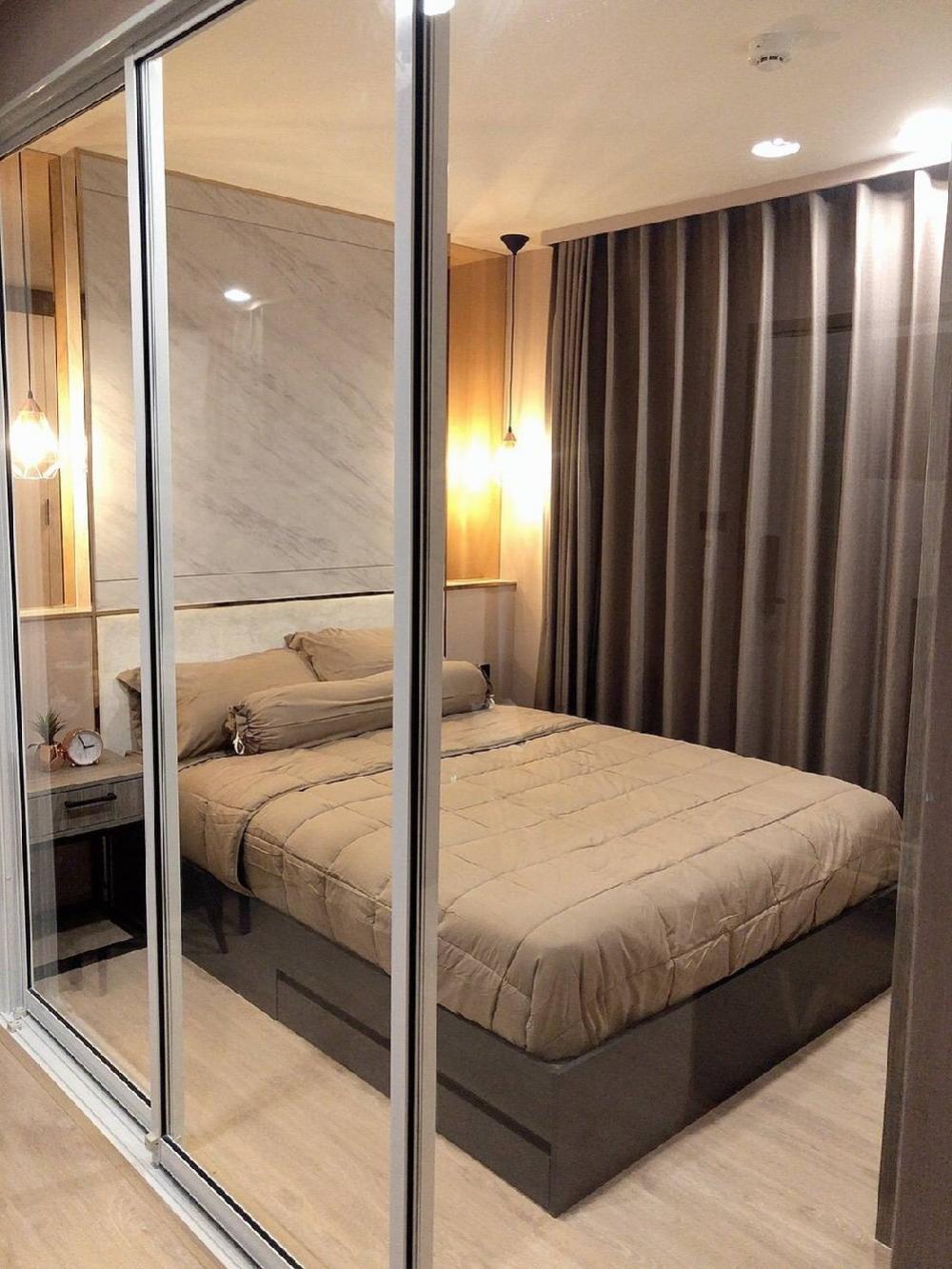 For RentCondoKasetsart, Ratchayothin : 🔥 For rent 🔥 Very beautiful room, next to BTS Senanikom + near Kasetsart University ⭐ available‼ ️Premio Quinto 1Bedroom new