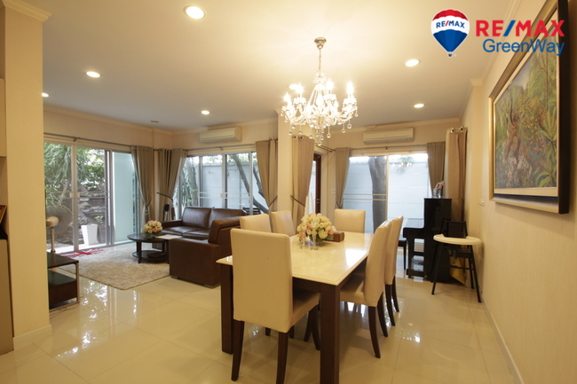 For SaleHouseRama5, Ratchapruek, Bangkruai : Single house, Life Bangkok Boulevard, Ratchaphruek, Rattanathibet, ready to move in house, SC Asset, 58.1 sq m, decorated with furniture, back side, 7.99 million.