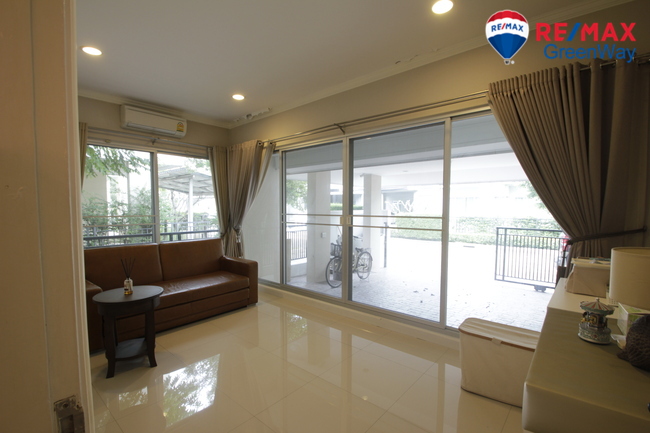 For SaleHouseRama5, Ratchapruek, Bangkruai : Single house, Life Bangkok Boulevard, Ratchaphruek, Rattanathibet, ready to move in house, SC Asset, 58.1 sq m, decorated with furniture, back side, 7.99 million.