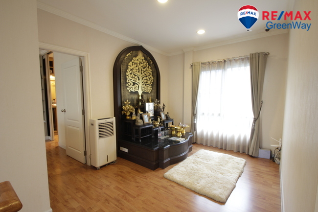 For SaleHouseRama5, Ratchapruek, Bangkruai : Single house, Life Bangkok Boulevard, Ratchaphruek, Rattanathibet, ready to move in house, SC Asset, 58.1 sq m, decorated with furniture, back side, 7.99 million.