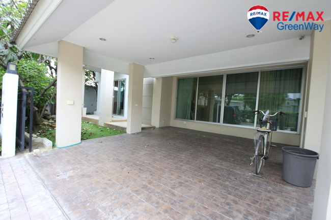 For SaleHouseRama5, Ratchapruek, Bangkruai : Single house, Life Bangkok Boulevard, Ratchaphruek, Rattanathibet, ready to move in house, SC Asset, 58.1 sq m, decorated with furniture, back side, 7.99 million.