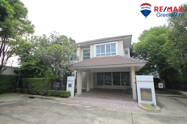 For SaleHouseRama5, Ratchapruek, Bangkruai : Single house, Life Bangkok Boulevard, Ratchaphruek, Rattanathibet, ready to move in house, SC Asset, 58.1 sq m, decorated with furniture, back side, 7.99 million.