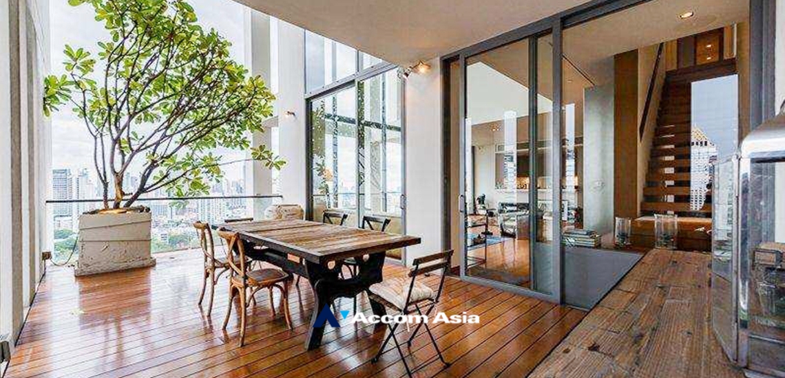 ให้เช่าคอนโดสาทร นราธิวาส : 🔼AccomA 🔽 3 Beds Condominium for Rent in Sathorn, Bangkok near BTS Chong Nonsi - MRT Lumphini at The Sukhothai Residence
