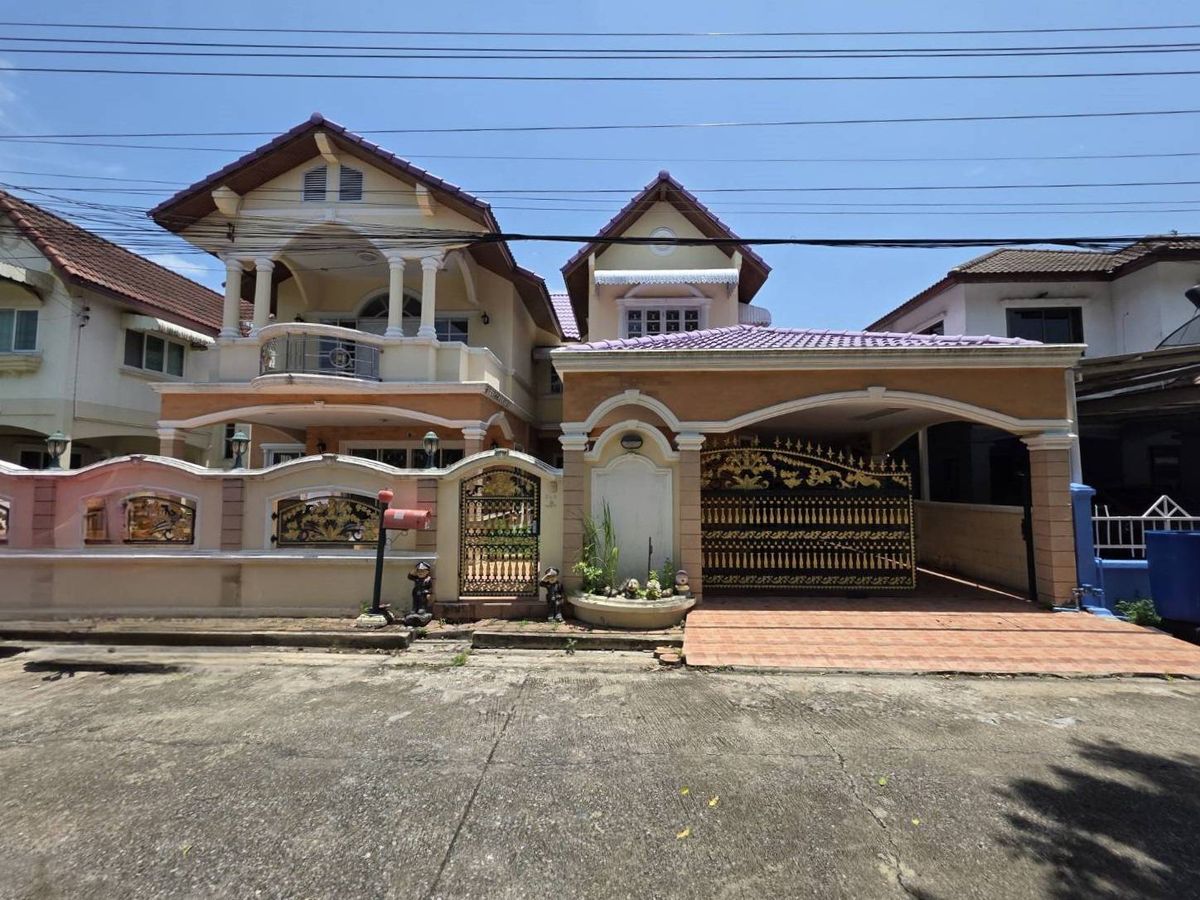 For RentHouseMin Buri, Romklao : house for rent K.C. Garden Home Nimitmai Zone - Minburi, near Safari World, only 9 minutes