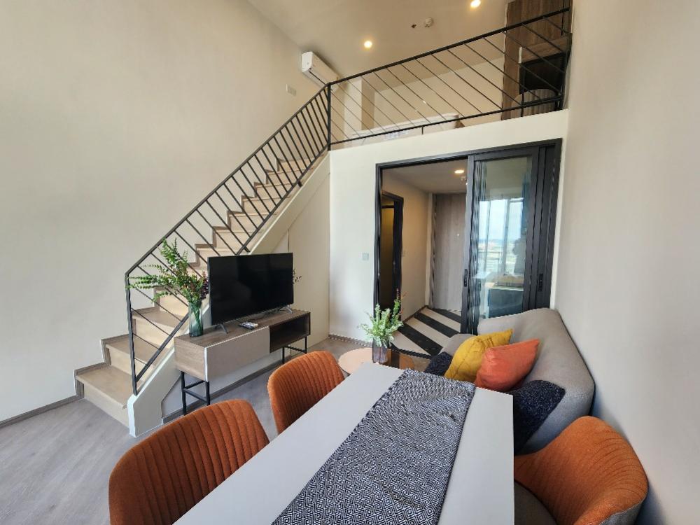 For RentCondoVipawadee, Don Mueang, Lak Si : Rds-1013 Condo for rent, The Base Saphan Mai, loft room, 2 floors, ready to move in, 🔥🔥🔥