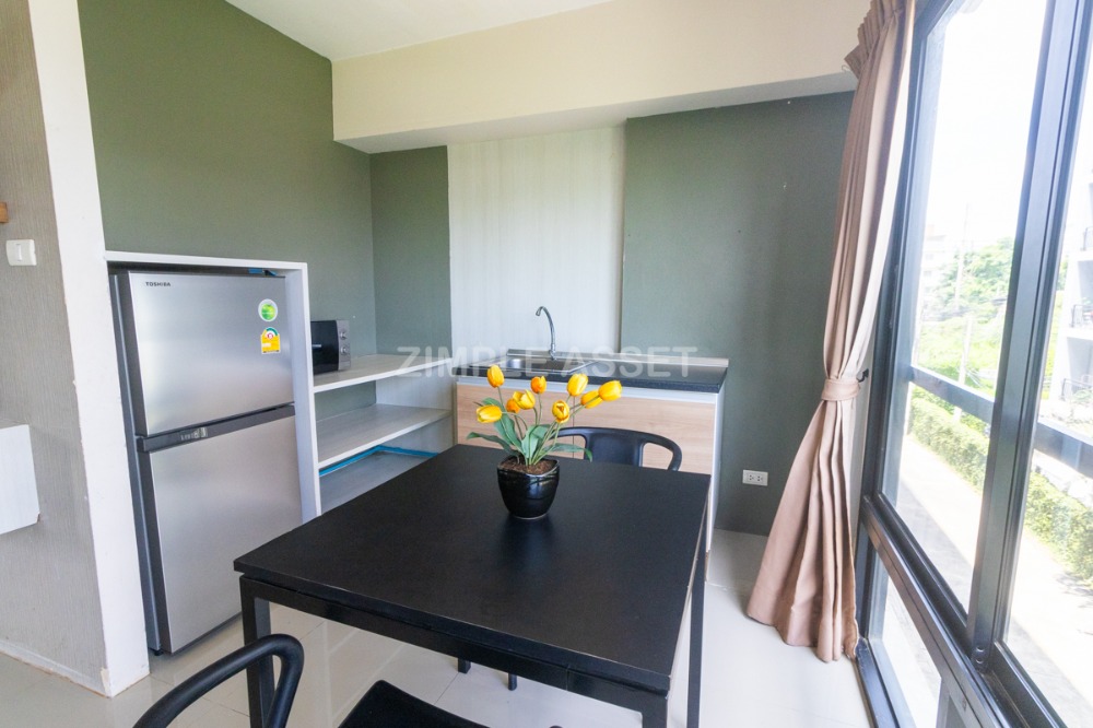 For RentCondoLadkrabang, Suwannaphum Airport : Line @zimple_asset Apartment in sytle condo on Sukhumvit 77 road in On Nut area. Fully furnished, ready to move in. Complete amenities with parking, gym, and swimming pool. Accepts short-term and long-term rental.