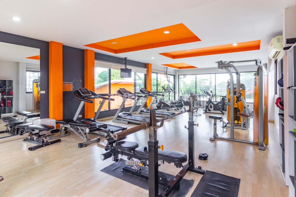 For RentCondoLadkrabang, Suwannaphum Airport : Line @zimple_asset Apartment in sytle condo on Sukhumvit 77 road in On Nut area. Fully furnished, ready to move in. Complete amenities with parking, gym, and swimming pool. Accepts short-term and long-term rental.