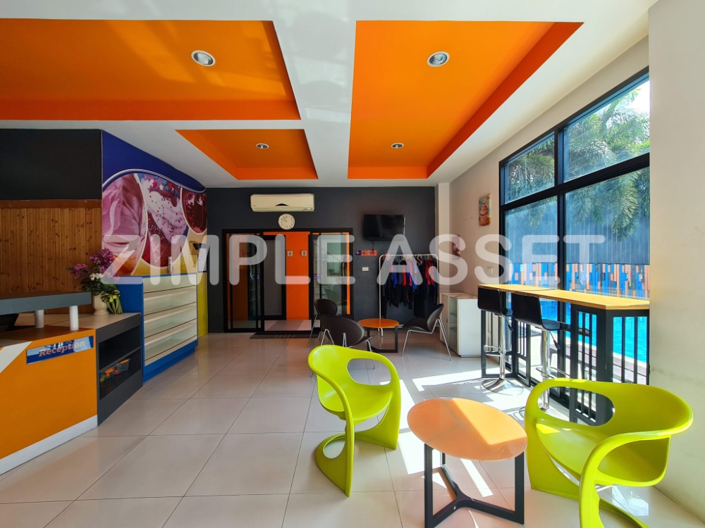 For RentCondoLadkrabang, Suwannaphum Airport : Line @zimple_asset Apartment in sytle condo on Sukhumvit 77 road in On Nut area. Fully furnished, ready to move in. Complete amenities with parking, gym, and swimming pool. Accepts short-term and long-term rental.