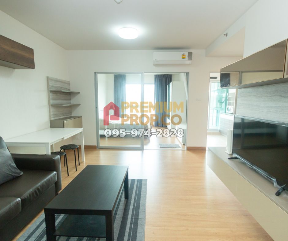 For SaleCondoBang Sue, Wong Sawang, Tao Pun : New Condo Executive Suit 1BR 45Sqm Fully furnished, only 200m to MRT and completed set of facilities.