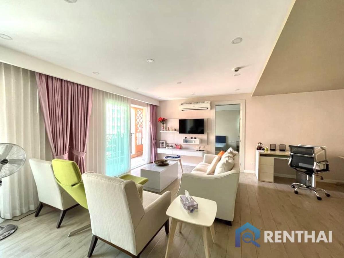 ขายคอนโดพัทยา บางแสน ชลบุรี สัตหีบ : คอนโดสไตล์รีสอร์ต 2 นอน  2 น้ำ ขนาดใหญ่พิเศษ 105 ตรม. วิวสระว่ายน้ำ