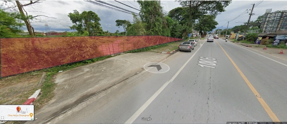 ขายที่ดินเชียงใหม่ : ขาย ที่ดินเปล่า ทำเลติดถนนเชียงใหม่-สันกำแพง ใกล้สี่แยกบวกครกศิวิไล หน้ากว้าง 45 เมตร 19 ไร่ ตำบลสันกลาง อำเภอสันกำแพง จังหวัดเชียงใหม่