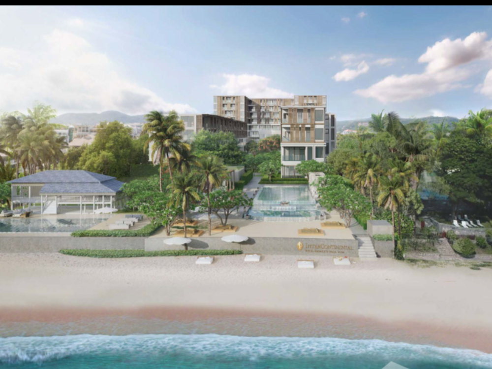 For SaleCondoHuahin, Prachuap Khiri Khan, Pran Buri : Special price for sale, 2-bedroom condo in the InterContinental Residences Hua Hin project (InterContinental Residences Hua Hin)