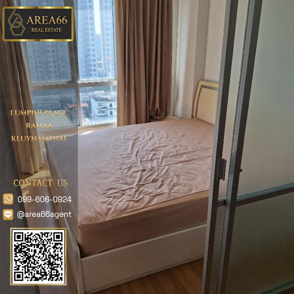 For SaleCondoKhlongtoei, Kluaynamthai : 🔥 For sale!! Condo Lumpini place rama4 Kluaynamthai