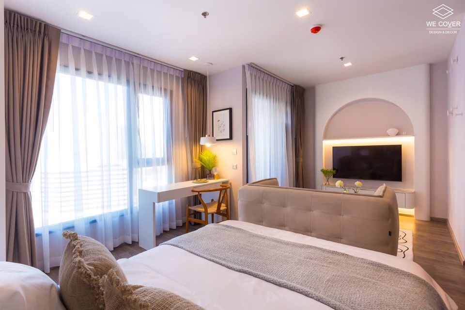 For RentCondoLadprao, Central Ladprao : Rent Life Ladprao Valley, high floor, beautiful room, LineID: @Rizzestate (with @ ahead)