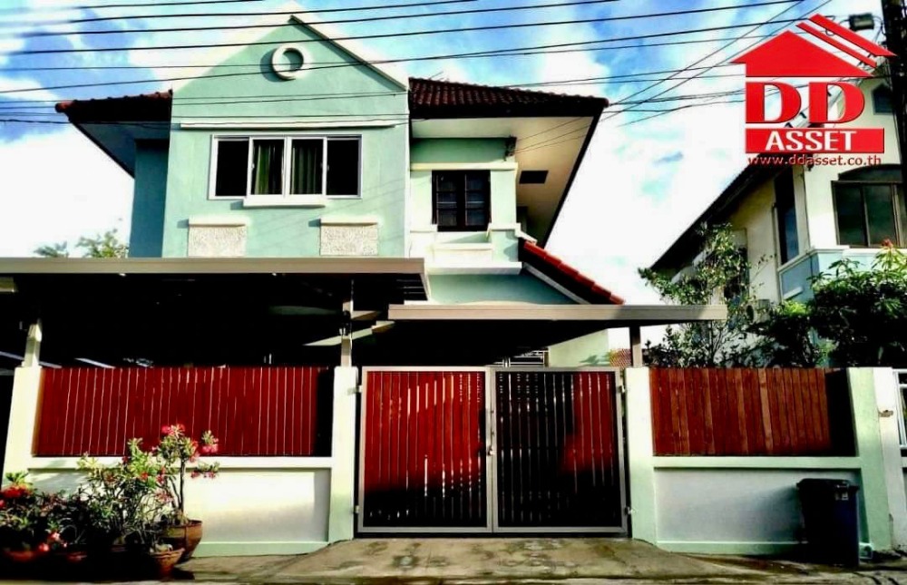 For SaleHouseNawamin, Ramindra : 2-storey detached house for sale, Sriwimon Ville Village, Sai Mai 74, near Sai Mai Hospital