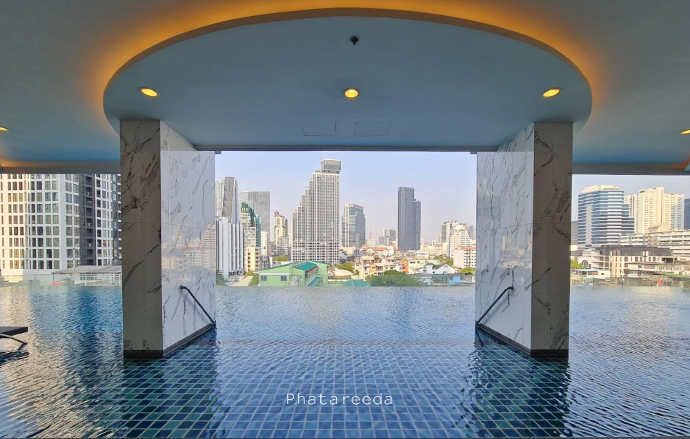 For RentCondoSilom, Saladaeng, Bangrak : For Rent 1 bed, new room, Supalai Elite Surawong, condo on Naret Road, near Sam Yan MRT, special price
