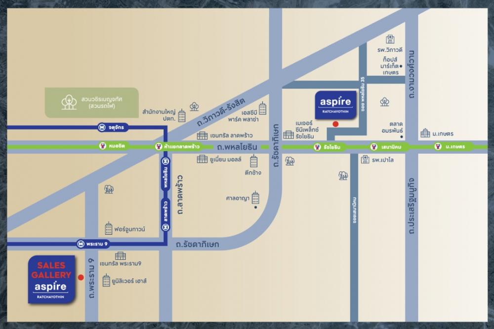 For SaleCondoKasetsart, Ratchayothin : Urgent sale!! Resale room — Aspire Ratchayothin, price 2.23 million baht, contact Nat 0959415999